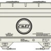 Accurail 81513 - Midwest Railroads - ACF 2-Bay Covered Hopper Chicago & Eastern Illinois (C&EI) 706473 - HO Scale