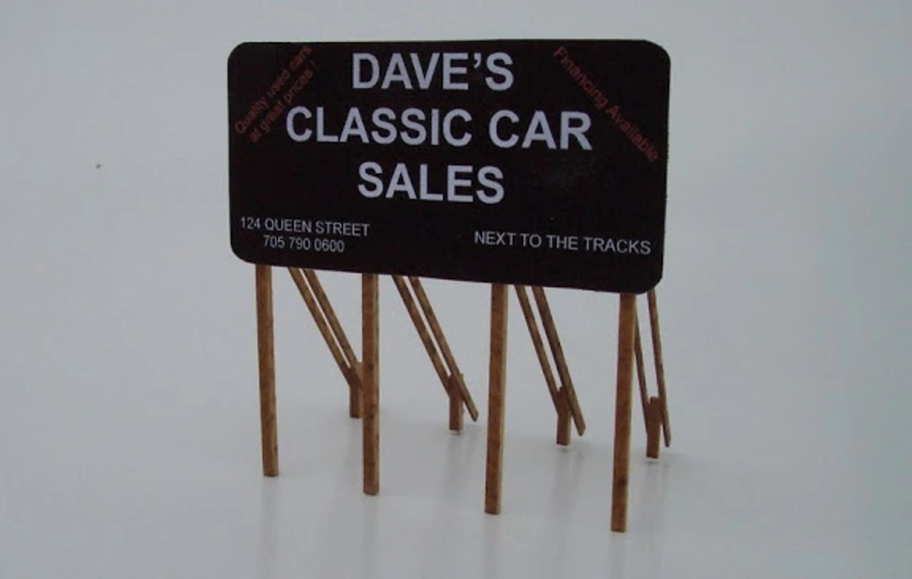 Osborn Models 1024 - Standard Billboard - HO Scale 3 Osborn Models 1024 - Standard Billboard - HO Scale