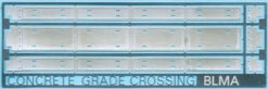 BLMA #79 - Modern Grade Crossing Concrete - N Scale