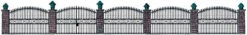 Walthers Cornerstone 933-550 - Wrought Iron Fence - Kit -- 25-1/2" 65cm - HO Scale