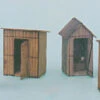 Banta Modelworks 2021 - 6 In 1 Outhouse Collection - HO Scale Kit -Woodland Scenics Sale 86ecbccabmw2021 62831.1681938705