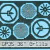 BLMA #88 - 36" Fan Grill W/o Center Plate - N Scale -Woodland Scenics Sale 88a 40737.1671410877