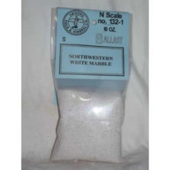 Arizona Rock And Mineral 1321 - Northwestern White Marble Ballast - N Scale