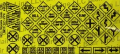 Blair Line 006 - Warning Signs #2 - N Scale