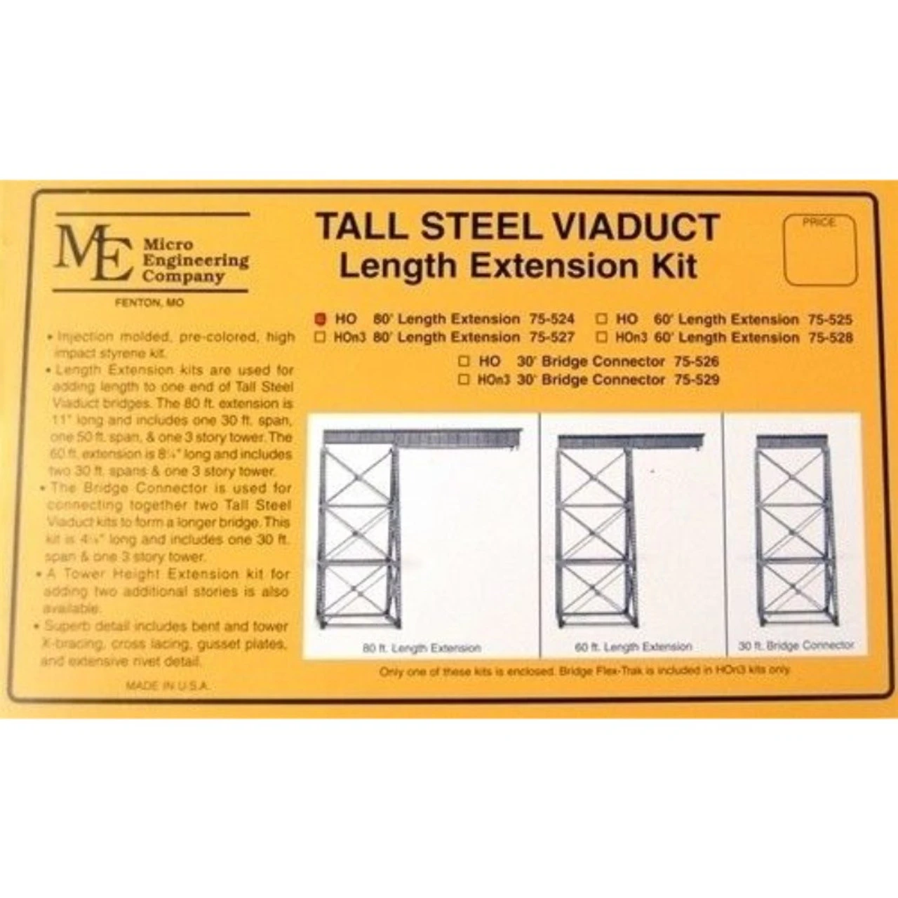 Micro Engineering 75-542 - Tall Steel Viaducts 120ft Length Extension Kit - N Scale 3 Micro Engineering 75-542 - Tall Steel Viaducts 120ft Length Extension Kit - N Scale