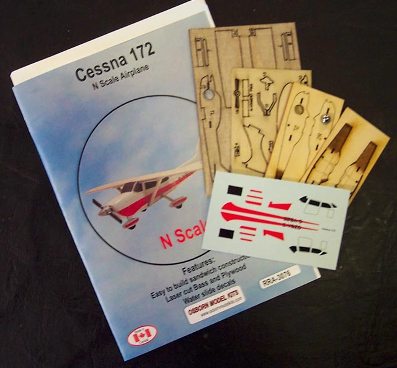 Osborn Models 3076 - Cessna 172 - N Scale 3 Osborn Models 3076 - Cessna 172 - N Scale