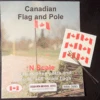 Osborn Models 3093 - Canadian Flag & Pole - N Scale -Woodland Scenics Sale OSB3093b 54588.1645223666