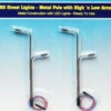 Rock Island Hobby 012103 - HO Scale Street Lights 2 Vertical Poles W High And Low Arms - HO Scale -Woodland Scenics Sale RIH012103 59678.1645223870