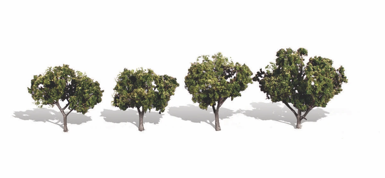 Woodland Scenics Woodland Classics #3504 - Sun Kissed 2" To 3" - 4/pkg 3 Woodland Scenics Woodland Classics #3504 - Sun Kissed 2" To 3" - 4/pkg