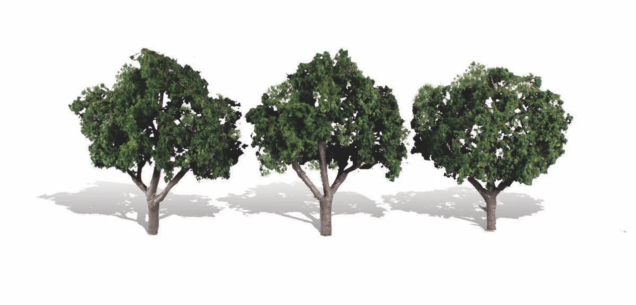 Woodland Scenics Woodland Classics #3508 - Cool Shade 3" To 4" - 3/pkg 3 Woodland Scenics Woodland Classics #3508 - Cool Shade 3" To 4" - 3/pkg