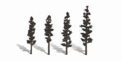 Woodland Scenics Woodland Classics #3561 - Standing Timber 4" To 6" - 4/pkg