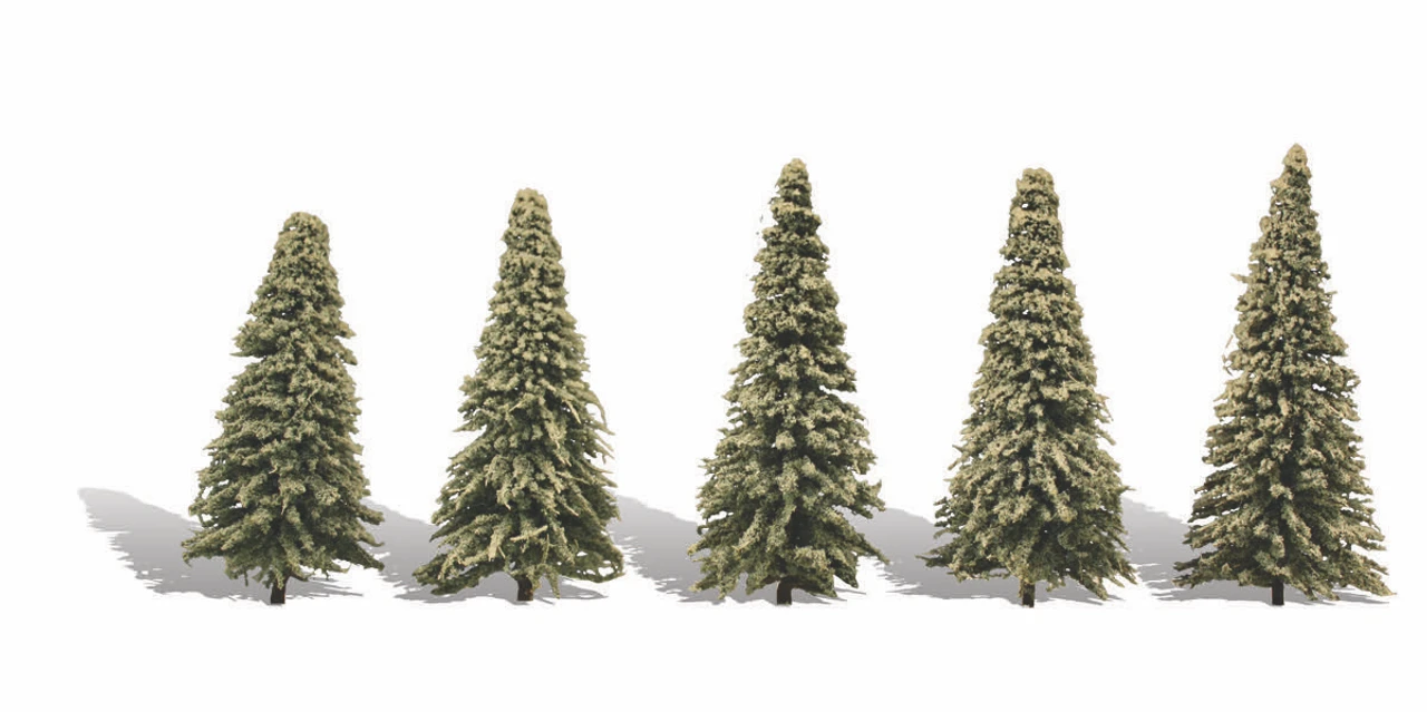 Woodland Scenics Woodland Classics #3566 - Blue Needle 2" To 3-1/2" - 5/pkg 3 Woodland Scenics Woodland Classics #3566 - Blue Needle 2" To 3-1/2" - 5/pkg