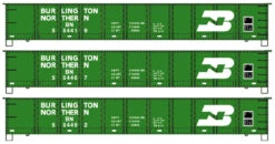 Accurail 37764 - 41' Steel Gondola - 3 Pack Burlington Northern (BN) 554419, 554467, 554492 - HO Scale Kit