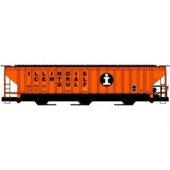 Accurail 81493 - 50' PS 3-Bay Covered Hopper Illinois Central Gulf (ICG) 765210 - HO Scale Kit