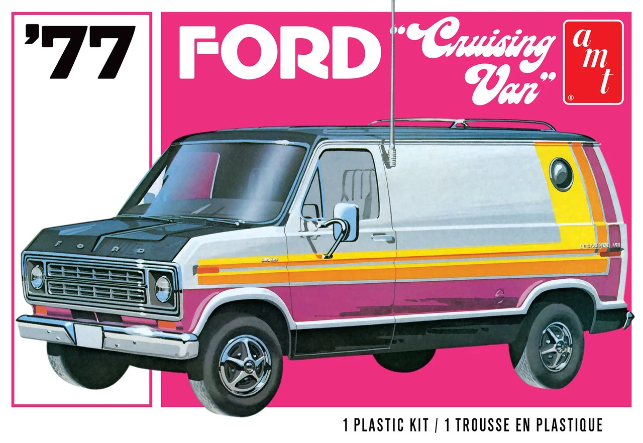 AMT 1108 - 1977 Ford Cruising Van - 1:25 Scale Kit 3 AMT 1108 - 1977 Ford Cruising Van - 1:25 Scale Kit