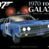 AMT 1172 - 1970 Ford Galaxie Police Car (James Bond) - 1:25 Scale Kit -Woodland Scenics Sale amt1172 84101.1683432757