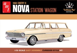 AMT 1202 - 1963 Chevy II Nova Station Wagon "Craftsman Plus Series" - 1:25 Scale Kit