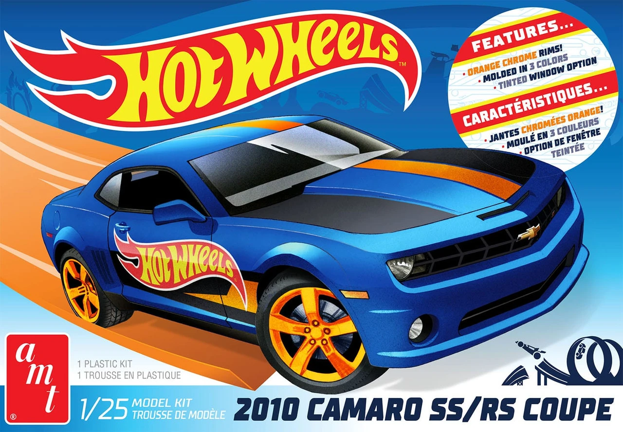 AMT 1255 - 2010 Chevy Camaro Hot Wheels - 1:25 Scale Kit 3 AMT 1255 - 2010 Chevy Camaro Hot Wheels - 1:25 Scale Kit