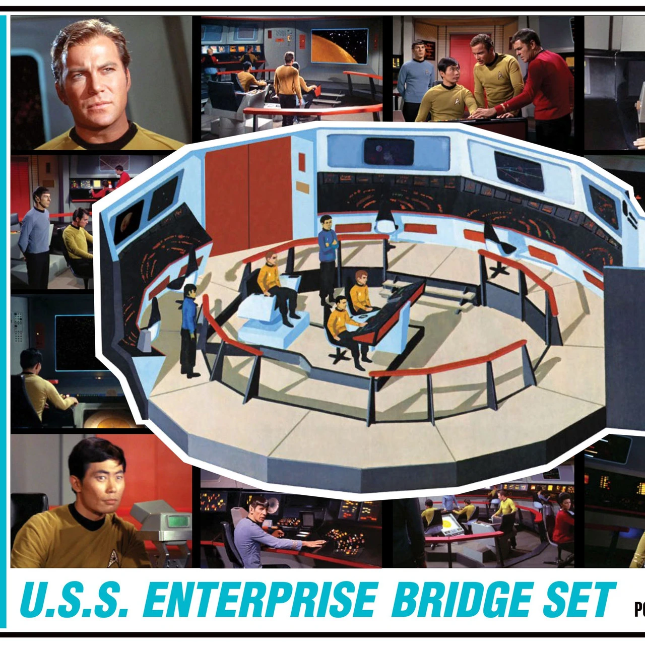 AMT 1270 - Star Trek USS Enterprise Bridge - 1:32 Scale Kit 3 AMT 1270 - Star Trek USS Enterprise Bridge - 1:32 Scale Kit