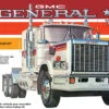 AMT 1272 - 1976 GMC General Semi Tractor - 1:25 Scale Kit