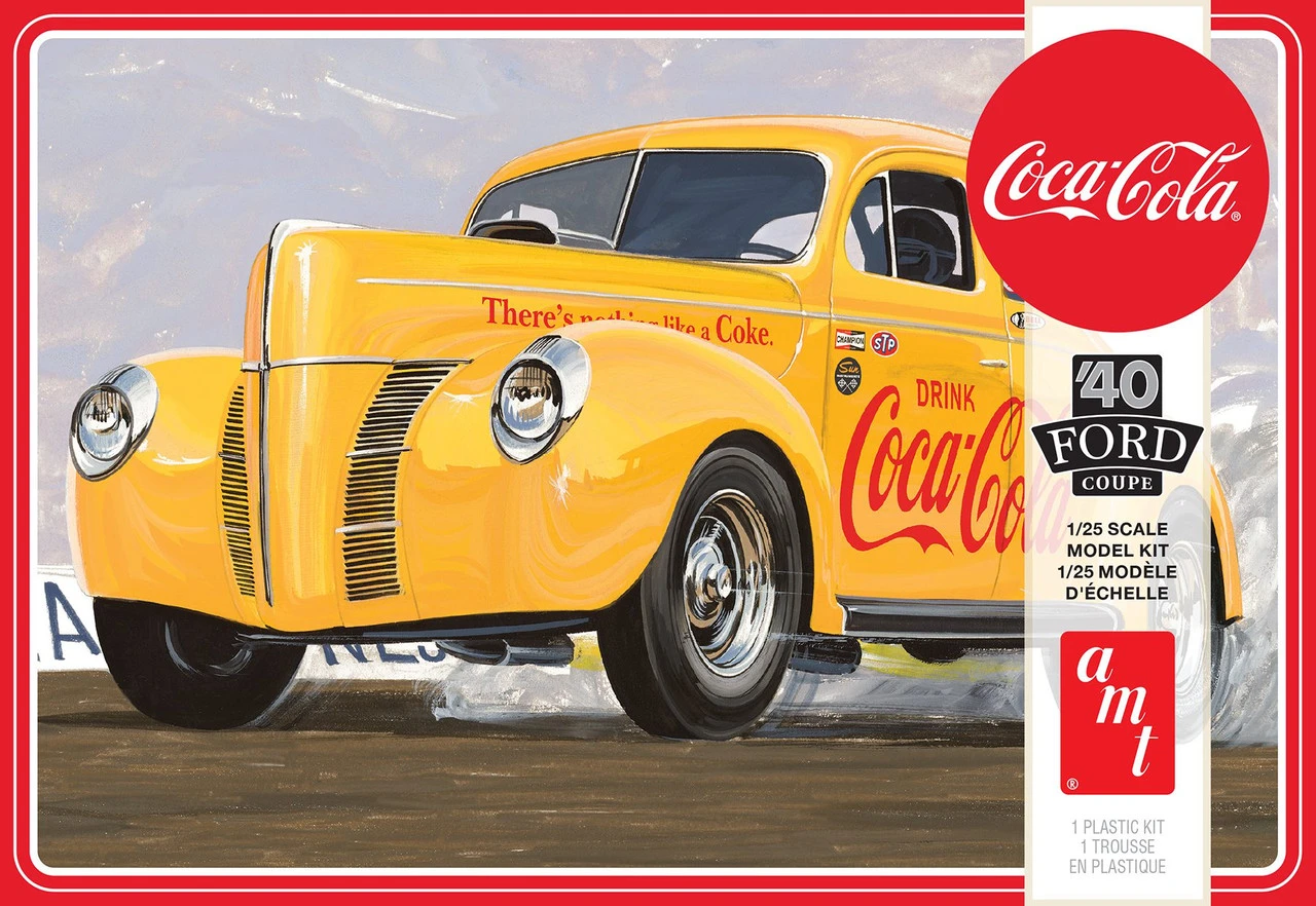 AMT 1346M - 1940 Ford Coupe Coca Cola - 1:25 Scale Kit 3 AMT 1346M - 1940 Ford Coupe Coca Cola - 1:25 Scale Kit
