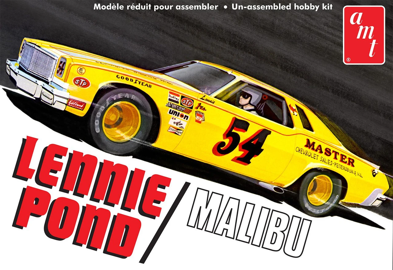 AMT 1352 - Lennie Pond 1974 Chevy Malibu Stock Car - 1:25 Scale Kit 3 AMT 1352 - Lennie Pond 1974 Chevy Malibu Stock Car - 1:25 Scale Kit
