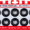 AMT PP023 - Big Rig Truck Tire Parts Pack - 1:25 Scale Kit -Woodland Scenics Sale amtpp023 06110.1683432667
