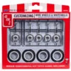 AMT PP033 - KH Wire Wheels & Tire Parts Pack - 1:25 Scale Kit -Woodland Scenics Sale amtpp033 29112.1683432684