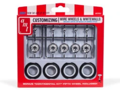 AMT PP033 - KH Wire Wheels & Tire Parts Pack - 1:25 Scale Kit