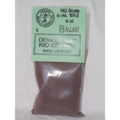 Arizona Rock And Mineral 1012 - Red Cinder Ballast - HO Scale
