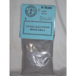 Arizona Rock And Mineral 1351 - UP Silverton WP Bold Gray Ballast - N Scale