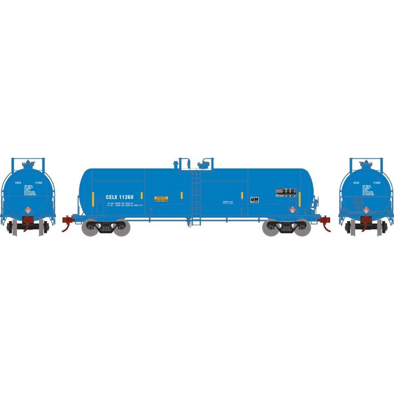Athearn RTR 15949 - RTC 20,900 Gallon Tank Celtran Inc (CELX) 11260 - HO Scale 3 Athearn RTR 15949 - RTC 20,900 Gallon Tank Celtran Inc (CELX) 11260 - HO Scale