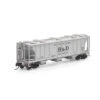 Athearn 28332 - PS-2 2893 3-Bay Covered Hopper Baltimore & Ohio (B&O) 628042 - N Scale -Woodland Scenics Sale ath28330 72372.1654207461