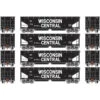 Athearn RTR 7078 - 40' Offset Ballast Hopper W/ Load Wisconsin Central (WC) 112, 119, 125, 128 - HO Scale -Woodland Scenics Sale ath7078 41432.1660344875