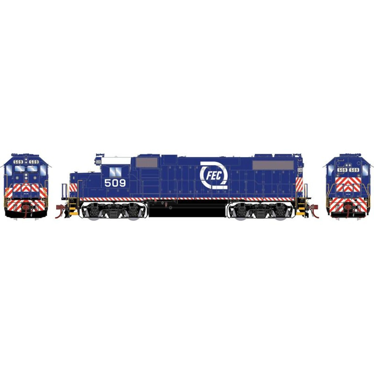 Athearn Genesis 71711 - EMD GP38-2 Florida East Coast (FEC) 509 - HO Scale 3 Athearn Genesis 71711 - EMD GP38-2 Florida East Coast (FEC) 509 - HO Scale