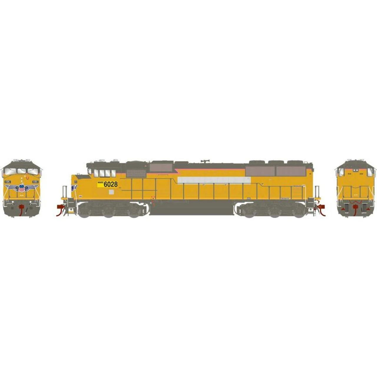 Athearn Genesis 75531 - EMD SD60M "TRICLOPS" Webb Asset Management/Watco (WAMX) 6028 - HO Scale 3 Athearn Genesis 75531 - EMD SD60M "TRICLOPS" Webb Asset Management/Watco (WAMX) 6028 - HO Scale
