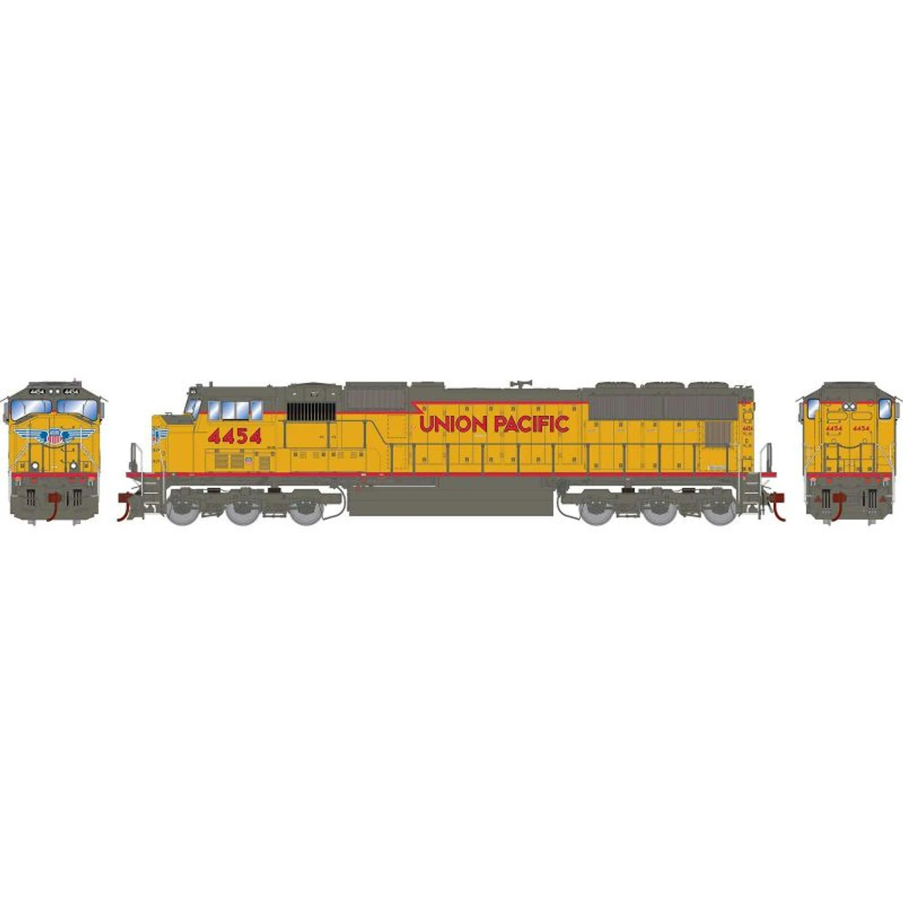 Athearn Genesis 75720 - EMD SD70M Union Pacific (UP) 4454 - HO Scale 3 Athearn Genesis 75720 - EMD SD70M Union Pacific (UP) 4454 - HO Scale