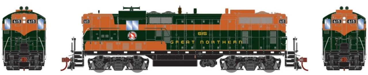 Athearn Genesis 82354 - EMD GP7 W/ Tsunami2 DCC & Sound Great Northern (GN) 615 - HO Scale 3 Athearn Genesis 82354 - EMD GP7 W/ Tsunami2 DCC & Sound Great Northern (GN) 615 - HO Scale