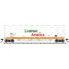 Atlas 20006274 - Pressureaide Centerflow Hopper Luzenac America (ACFX) 59762 - HO Scale -Woodland Scenics Sale atl20006272 96658.1653687109
