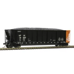 Atlas 20006703 - Coalveyor Bathtub Gondola - Utility Fuels (Black/Orange) UFIX 16010 - HO Scale