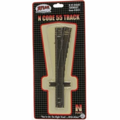 Atlas 2051 - Code 55 #5 Turnout - Right - N Scale