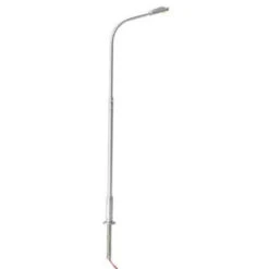 Atlas 70000163 - Single Arm Streetlight (Gray) {Warm LED} 3-Pack - HO Scale