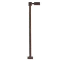 Atlas 70000201 - SINGLE ARM SQUARE LIGHT, BRONZE, 15FT, WARM LED [3-PACK] - HO Scale