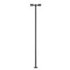 Atlas 70000215 - DOUBLE ARM SQUARE LIGHT, BLACK, 30FT, WARM LED [3-PACK] - HO Scale -Woodland Scenics Sale atl70000215 66844.1681489943