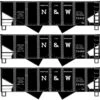 Accurail 8152 - USRA Twin Hopper Norfolk & Western (NW) 73412, 73459, 73480 - HO Scale Kit -Woodland Scenics Sale b06cf00eacu8152 06081.1683674242