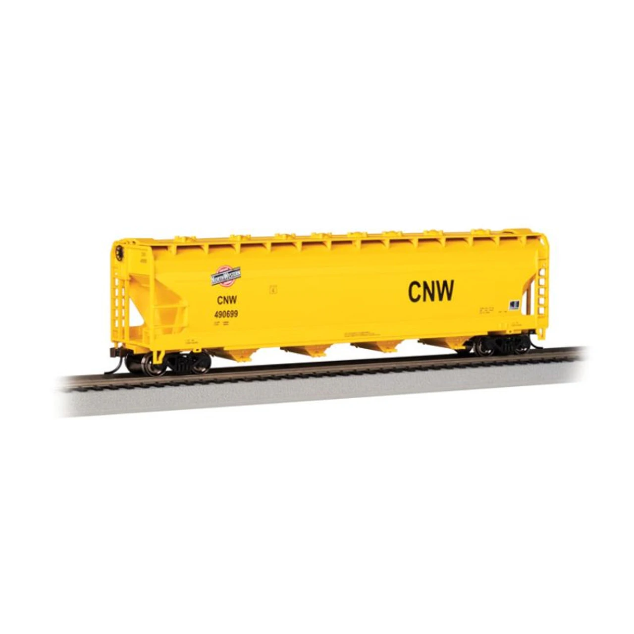 Bachmann 17559 - 56' ACF Hopper Chicago & Northwestern (CNW) 46099 - HO Scale 3 Bachmann 17559 - 56' ACF Hopper Chicago & Northwestern (CNW) 46099 - HO Scale