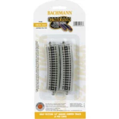 Bachmann 44823 - EZ Track 14" Radius 1/2 Curve 6pc - N Scale