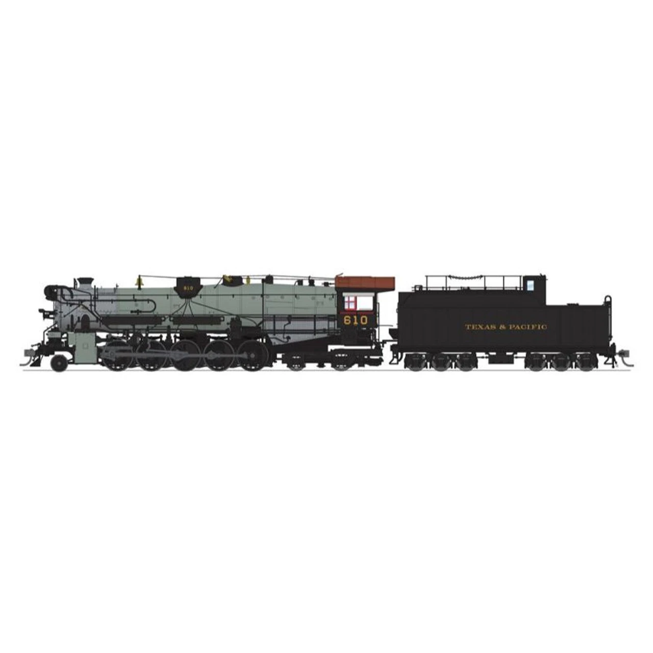 Broadway Limited 7244 - Lima 2-10-4 W/ Paragon 4 Sound/DC/DCC/Smoke Texas And Pacific (T&P) 623 - HO Scale 3 Broadway Limited 7244 - Lima 2-10-4 W/ Paragon 4 Sound/DC/DCC/Smoke Texas And Pacific (T&P) 623 - HO Scale