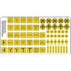 Blair Line 044 - Highway Signs -- Vintage Caution 1930s-1950s (black, Yellow) - N Scale Kit 2 Blair Line 044 - Highway Signs -- Vintage Caution 1930s-1950s (black, Yellow) - N Scale Kit -Woodland Scenics Sale blr144 09591.1671410884