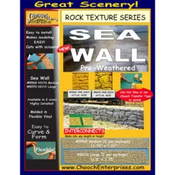 Chooch 8568 - Flexible Sea Wall Medium (2 Pieces) - HO Scale